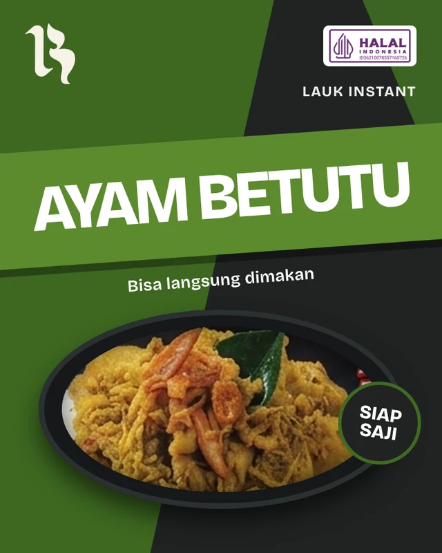 Lauk Instant Ayam Betutu RushUp