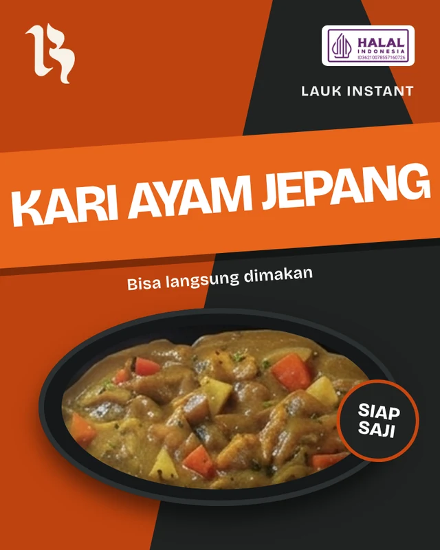 Lauk Instant Kari Ayam Jepang RushUp