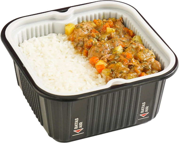 Nasi Kari Ayam Jepang setelah dipanaskan
